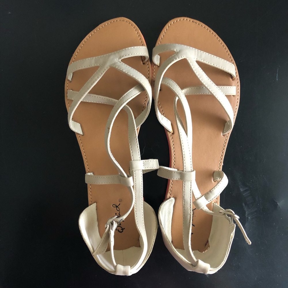 Brand New Tan Strappy Sandals